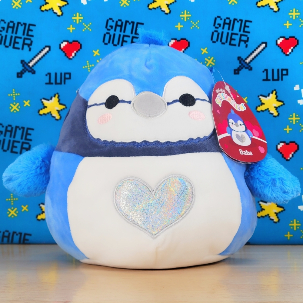 Squishmallow Babs the Blue Jay 8" UltraSoft Valentine's Day Toy Plush NWT